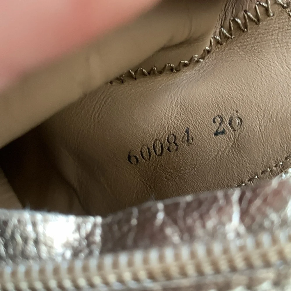 Stylish Kids Boots - Metallic Tan PÈPÈ Suede Chelsea Boots | Gold‎